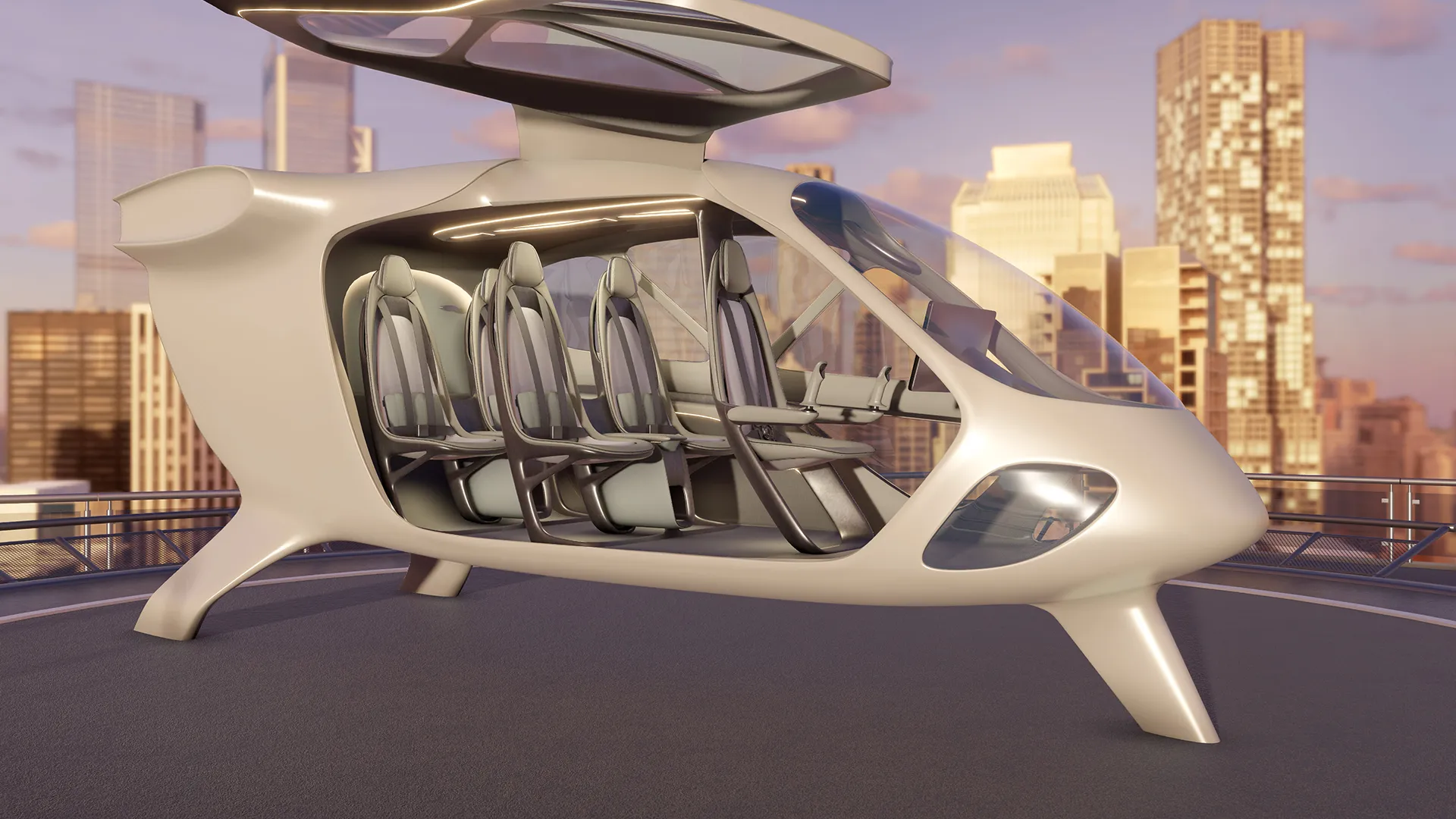 Advanced air mobility cabin and structure concept