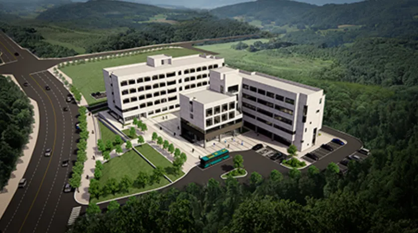 Gwangju Convergence Institute facility rendering